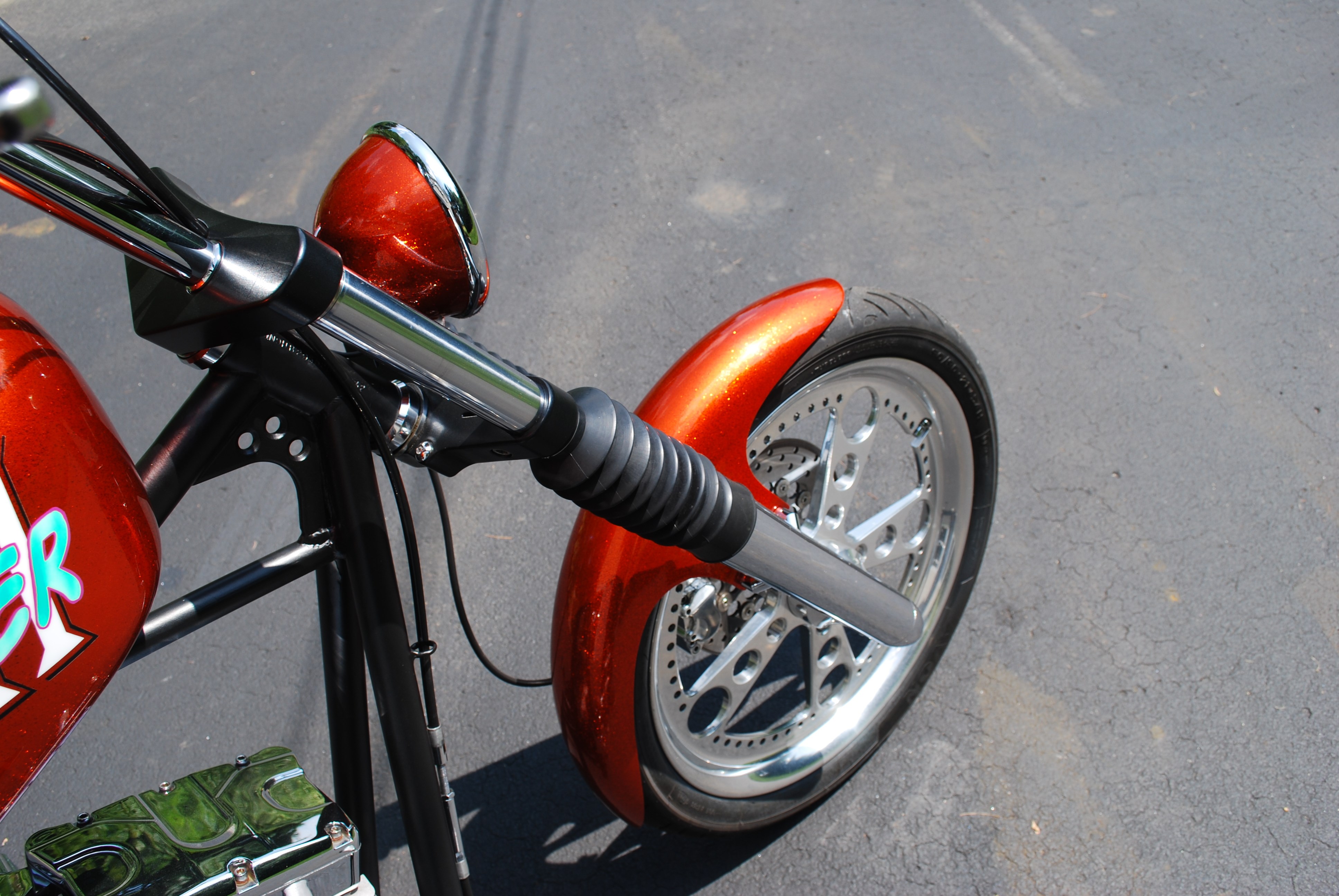 2010 Special Construction Chopper (Orange Metal Flake), Dudley